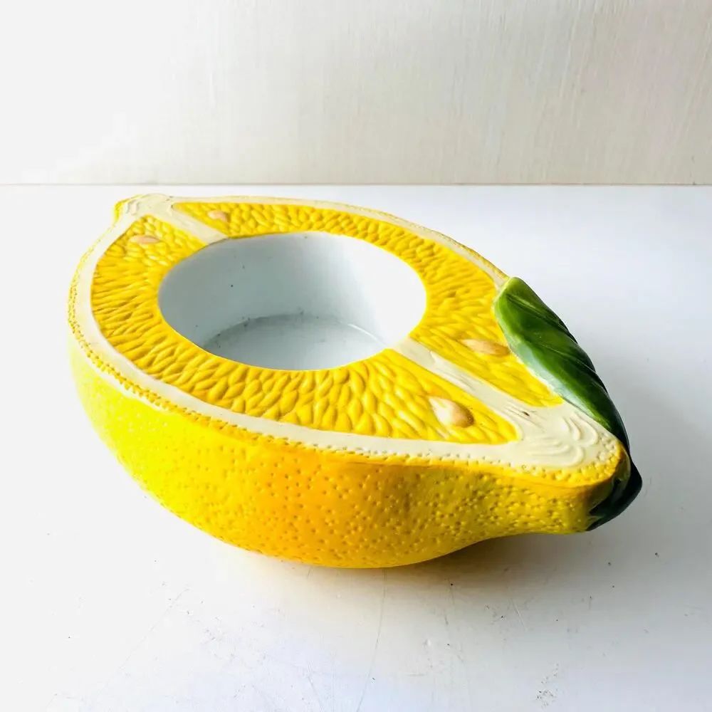 Partylite Lemon Summer Fest Tea Light Candle Holder - Picture 3 of 10